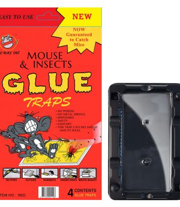 Small Rat and Mouse Glue Trap, 4pk (9802)